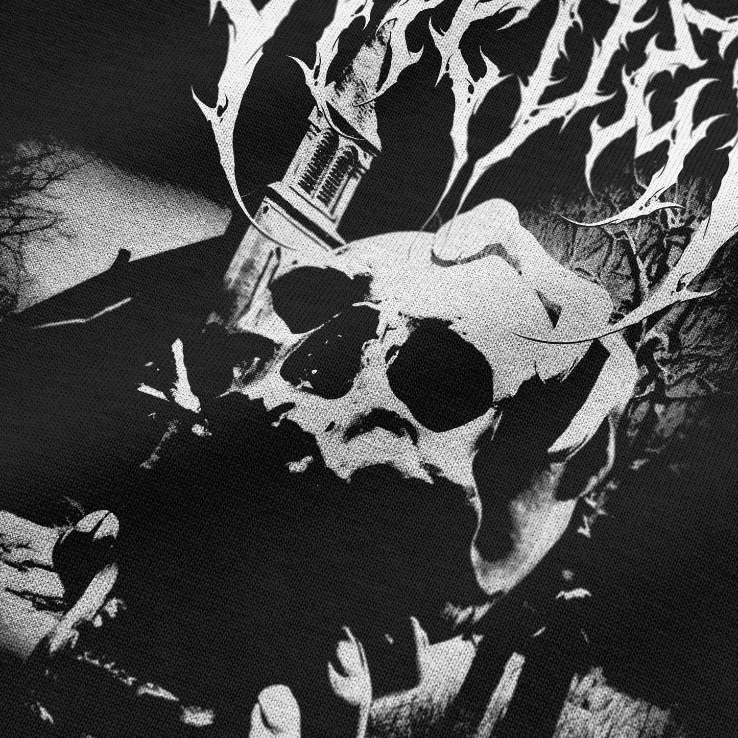 "CEMETERY" (GREY) HOODIE